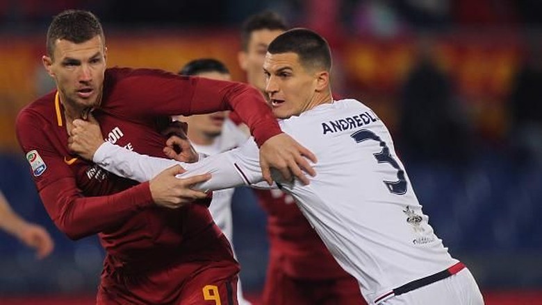 Roma Menang Dramatis atas Cagliari Roma Menang Dramatis atas Cagliari