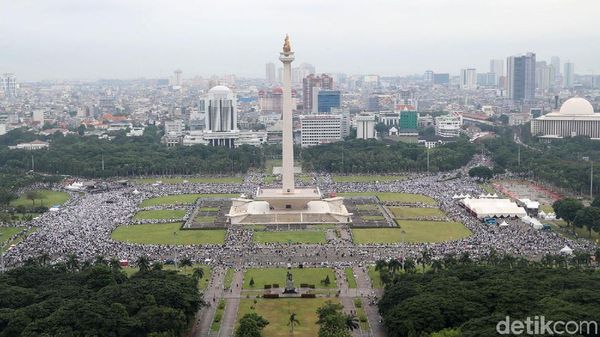 Foto: Melihat Lagi Aksi Bela Palestina dari Atas
