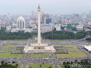 Ada Aksi Bela Palestina, Ini Rekayasa Lalinnya Ada Aksi Bela Palestina, Ini Rekayasa Lalinnya