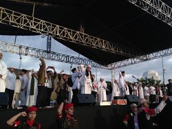 Aa Gym Doa di Monas: Trump Bikin Kita Bersatu, Semoga Dapat Hidayah