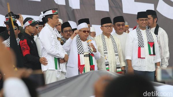 Melihat Kekompakan Para Tokoh dalam Aksi Bela Palestina di Monas