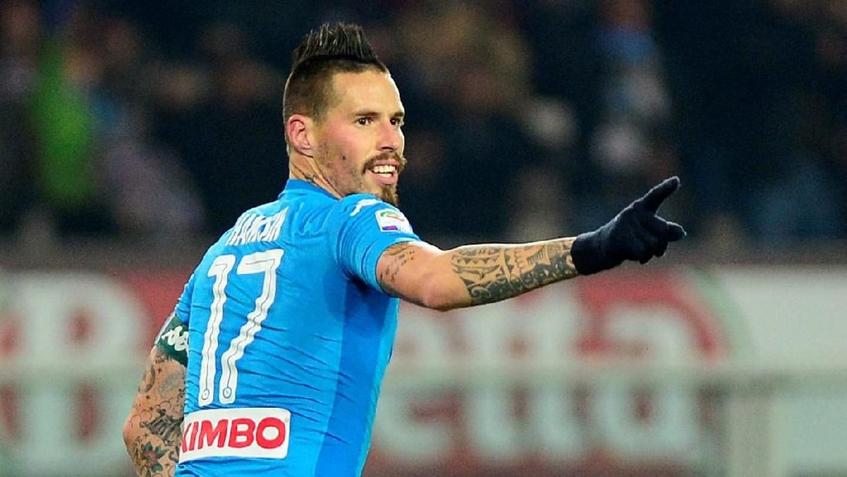 Amandel bengkak bikin performa Marek Hamsik menurun (Massimo Pinca/REUTERS)