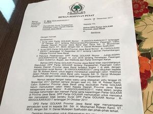 Oh, Ternyata Ini Sebab Golkar Campakkan Ridwan Kamil