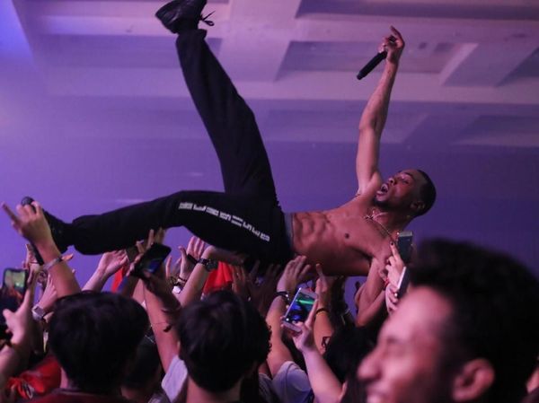 Aksi Desiigner Ajak Party Goers Berpesta di DWP 2017
