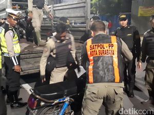 Polrestabes Surabaya Razia Motor Jelang Natal dan Tahan Baru