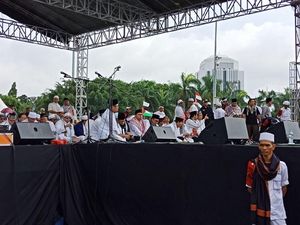 Orasi di Monas, Fadli Serukan Dukungan untuk Kemerdekaan Palestina