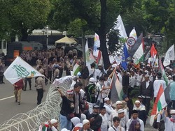 Acara di Panggung Selesai, Massa Bela Palestina Sambangi Kedubes AS