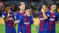 Keunggulan telak atas Depor sekaligus menunjukkan kesiapan Barcelona menghadapi Real Madrid, pekan depan.  (REUTERS/Albert Gea)