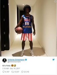Berdandan Jadi Pemain Kulit Hitam, Griezmann Dihujani Kritik