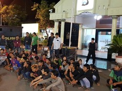 Gelar Operasi Sikat 2 Semeru, 41 Preman di Lamongan Diamankan