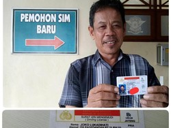 Perpanjang SIM B1, Nama Pria di Tegal Ini Bikin Baper