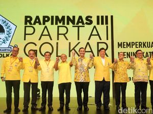 Momen-momen Krusial Pembukaan Rapimnas Golkar
