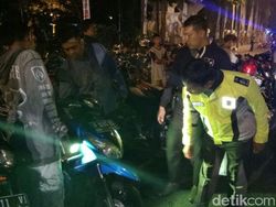 Puluhan Motor Tak Sesuai Standart Terjaring Razia Polres Banyuwangi