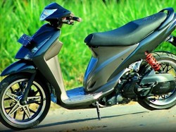 Suzuki Spin 125 Berkelir Abu-abu Satria FU, Keren Juga!