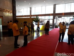 Elite Golkar Mulai Berdatangan ke JCC Jelang Rapimnas
