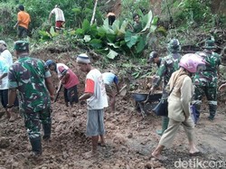 3 Titik Longsor di Purworejo Menutup Akses Warga di Purworejo