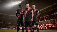 Bayern Munich menggunakan jersey keempat mereka. Tapi sayangnya jersey ini hanya akan bisa dilihat jika Anda memainkan Ultimate Team di FIFA 18 (dok.EA Sports)