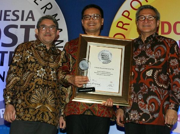 Bank Mandiri Raih Most Trusted Companies 2017