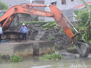 Ratusan Bangli di Sempadan Sungai Sidoarjo akan Ditertibkan