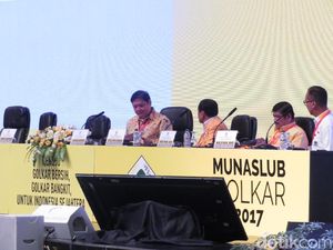 Sofa VVIP Dipasang Lagi, Begini Penampakan Arena Munaslub Golkar