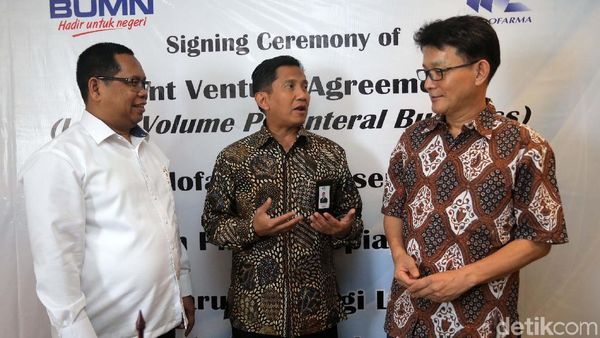 Indofarma Gandeng Perusahan Korea Bangun Pabrik Infus