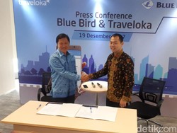 Traveloka dan Blue Bird Mudahkan Transportasi di Bandara