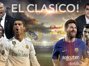 Adu Gengsi Real Madrid vs Barcelona di El Clasico!