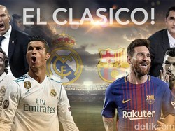 Adu Gengsi Real Madrid vs Barcelona di El Clasico!
