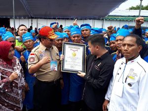 Ini yang Dilakukan Tagana Jatim Hingga Raih Rekor MURI