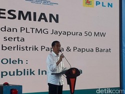 Resmikan Pembangkit di Nabire, Jokowi: Desa di Papua Harus Terang