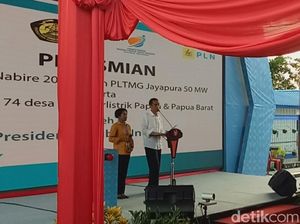 Curhat Warga Nabire ke Jokowi, Pernah 5 Kali Sehari Listrik Mati