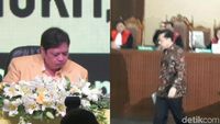 Momen Paralel Golkar: Airlangga Sah Jadi Ketum, Novanto Membela Diri