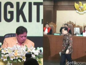 Momen Paralel Golkar: Airlangga Sah Jadi Ketum, Novanto Membela Diri