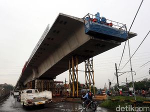 Pembangunan Flyover Cipinang Lontar Capai 70 Persen Pembangunan Flyover Cipinang Lontar Capai 70 Persen