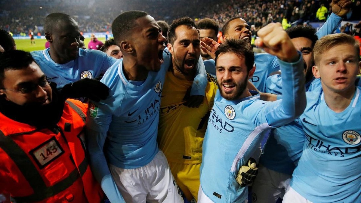 Manchester City lolos ke semifinal Piala Liga Inggris (Carl Recine/Action Images via Reuters)