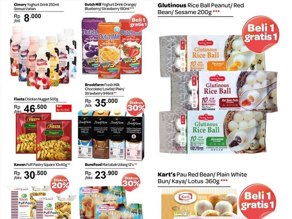 Serba Gratis Produk Bahan Makanan di Transmart Carrefour Serba Gratis Produk Bahan Makanan di Transmart Carrefour