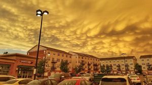 Foto: Awan Mammatus Juga Pernah Terlihat di Langit AS