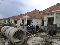 Perumahan Warga Terdampak Pembangunan Waduk Bendo Hampir Rampung