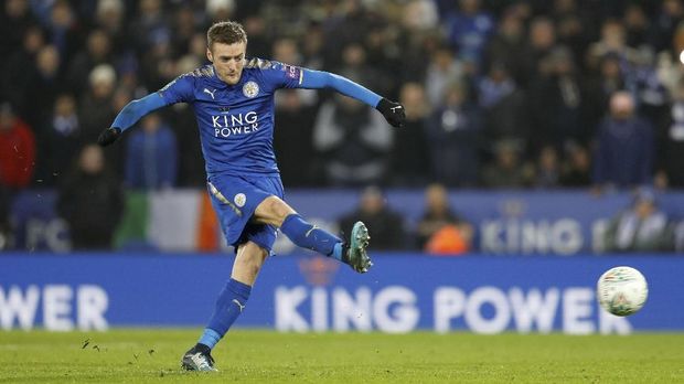 Jamie Vardy jadi opsi pengganti Antoine Griezmann di Atletico Madrid.