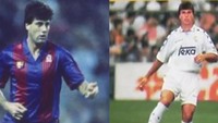 Nando (50 tahun). Barca (1990-1992) menjadi klub profesional kedua Nando setelah Sevilla. Setelah itu pria Spanyol tersebut direkrut Madrid yang ia bela pada kurun waktu 1992–1996. (Foto: Screenshot Youtube)