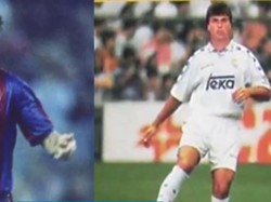 Nando (50 tahun). Barca (1990-1992) menjadi klub profesional kedua Nando setelah Sevilla. Setelah itu pria Spanyol tersebut direkrut Madrid yang ia bela pada kurun waktu 1992–1996. (Foto: Screenshot Youtube)