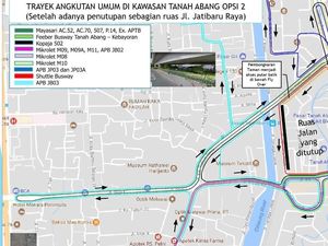 Jalan Depan Stasiun Tanah Abang Ditutup, Ini Perubahan Trayek Angkot Jalan Depan Stasiun Tanah Abang Ditutup, Ini Perubahan Trayek Angkot