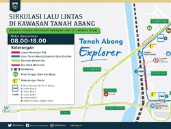 Tanah Abang Ditata, Ada Pangkalan Khusus untuk Opang dan Ojol