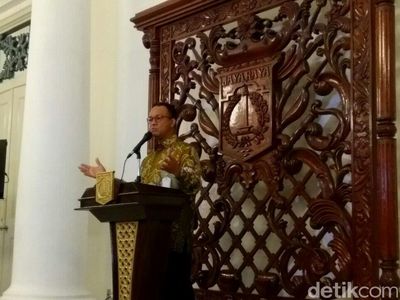 Foto: Anies Jumpa Pers untuk Paparkan Konsep Baru Tanah Abang