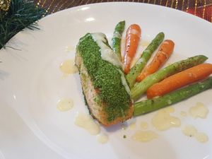 Resep Ikan: Oven-baked Herb Crusted Salmon 