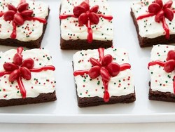 Brownies Bisa Disajikan Jadi 3 Kue Natal yang Praktis dan Cantik