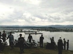 Kapal Tenggelam di Danau Cirata Diduga Akibat Angin Kencang