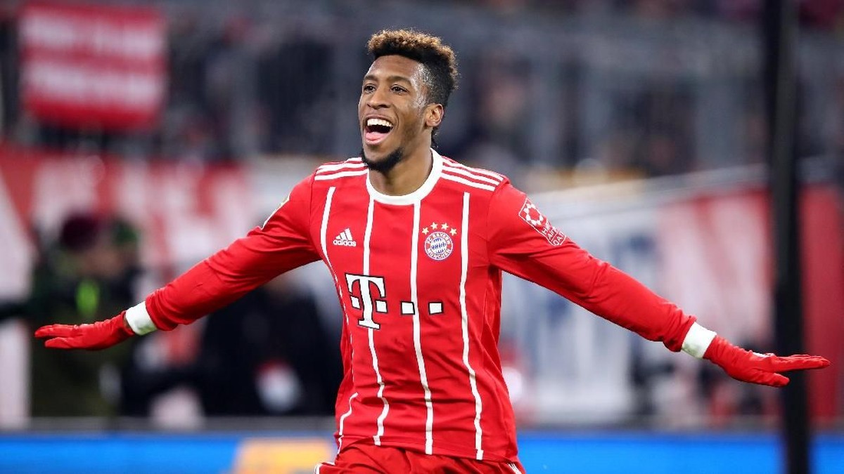 Kingsley Coman kini terikat kontrak dengan Bayern Munich hingga 2023 (Michael Dalder/Reuters)