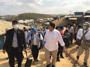 Tinjau Posko Pengungsian Rohingya, Fadli: Kondisinya Menyedihkan