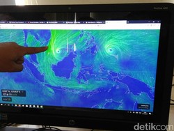 Siklon Penny Bikin Curah Hujan Tinggi di Indonesia